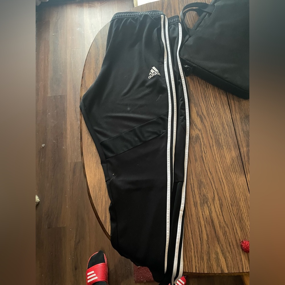 MENS 2XL ADIDAS TRACK PANTS